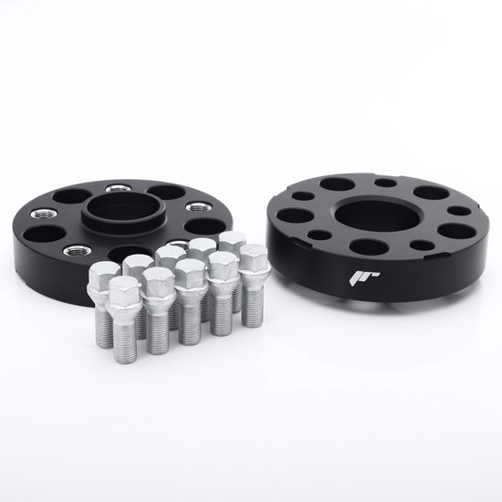 Élargisseurs Voie Auto 2Pcs 15mm Pour Renault - PCD 4x100 CB 60.1mm - Aluminium Noir