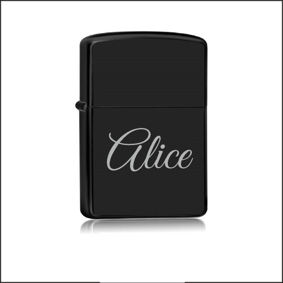 Goedkoopste Aansteker Zwart Met Naam - Alice
