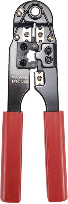 Pasfotosnijder - 35 x 45 mm - Metaal - Rood/Zwart