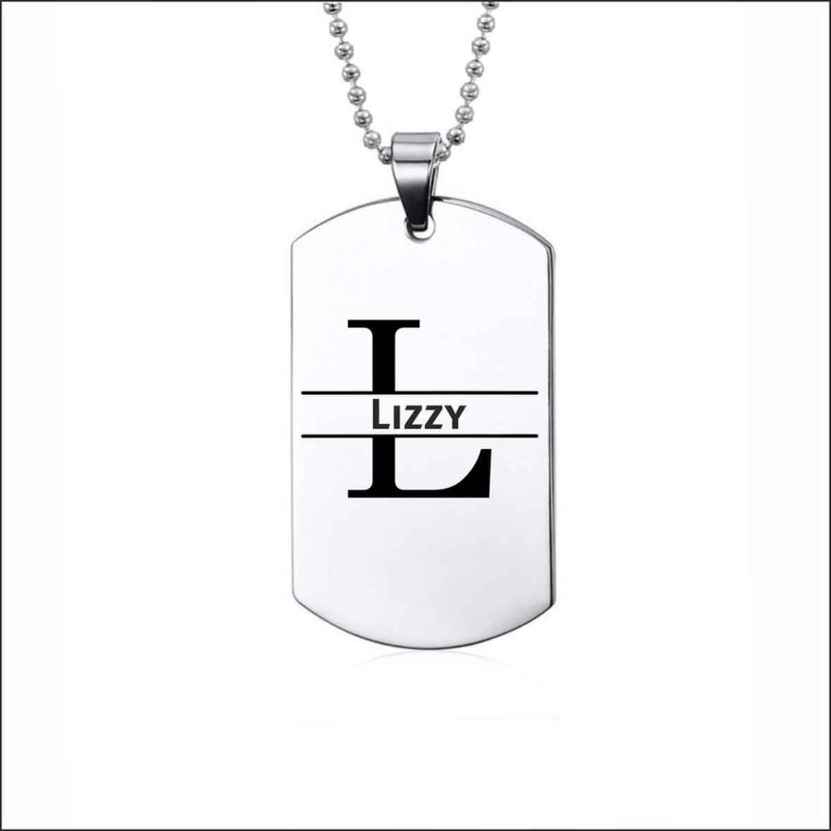 Ketting RVS Met Naam -  Lizzy