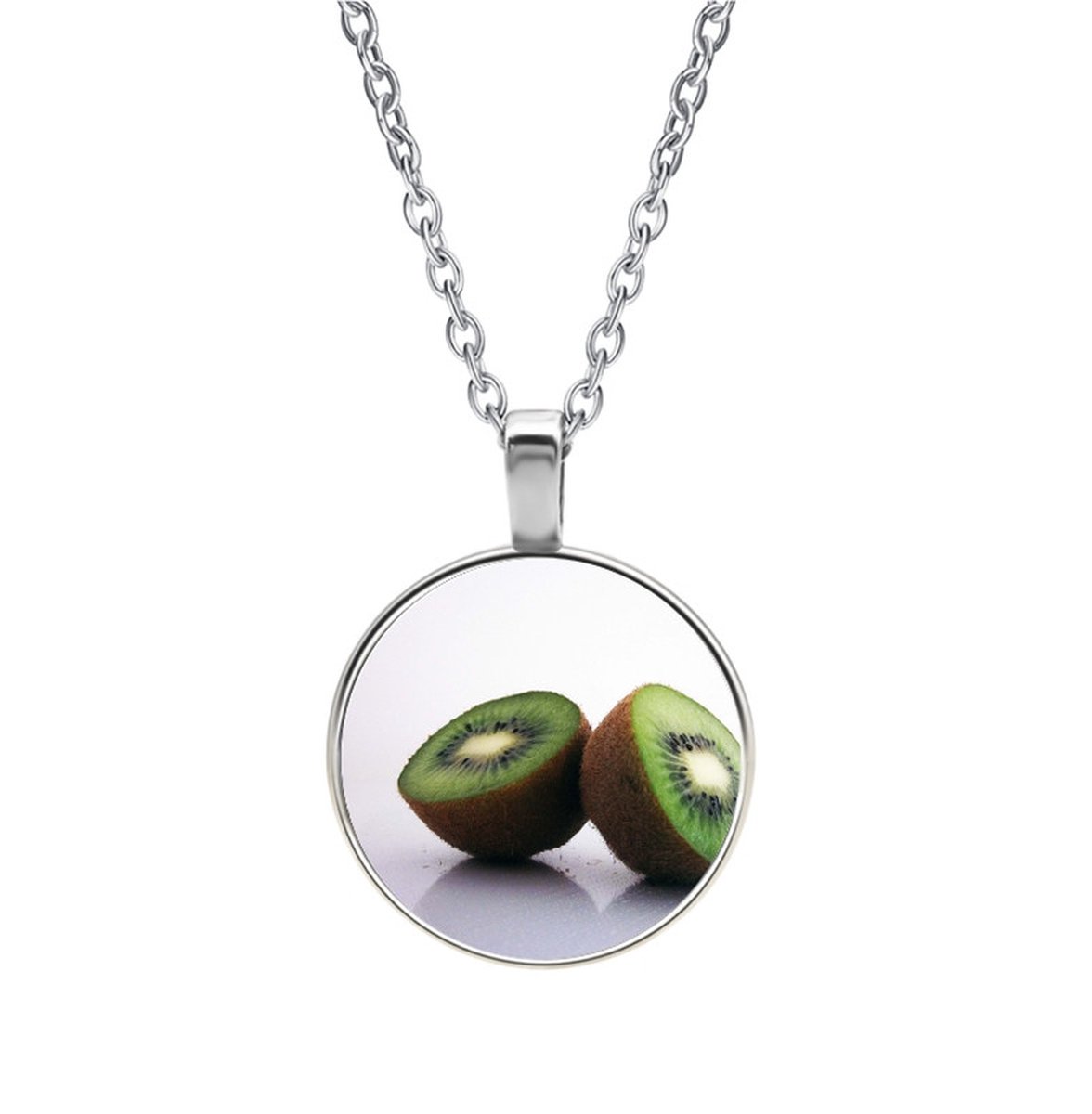 Ketting Glas - Kiwi