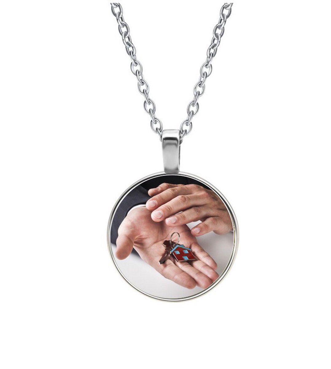 Ketting Glas - Sleutel