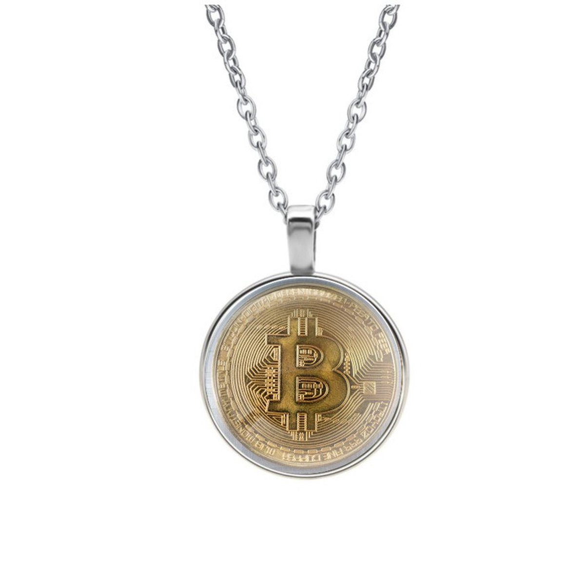 Ketting Glas - Bitcoin