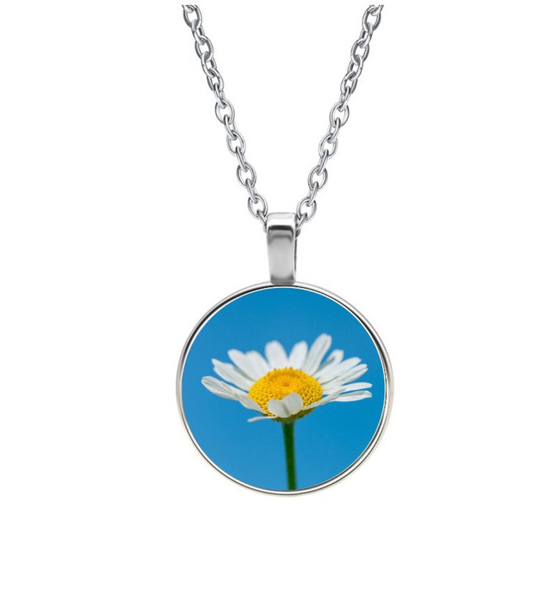 Ketting Glas - Bloem