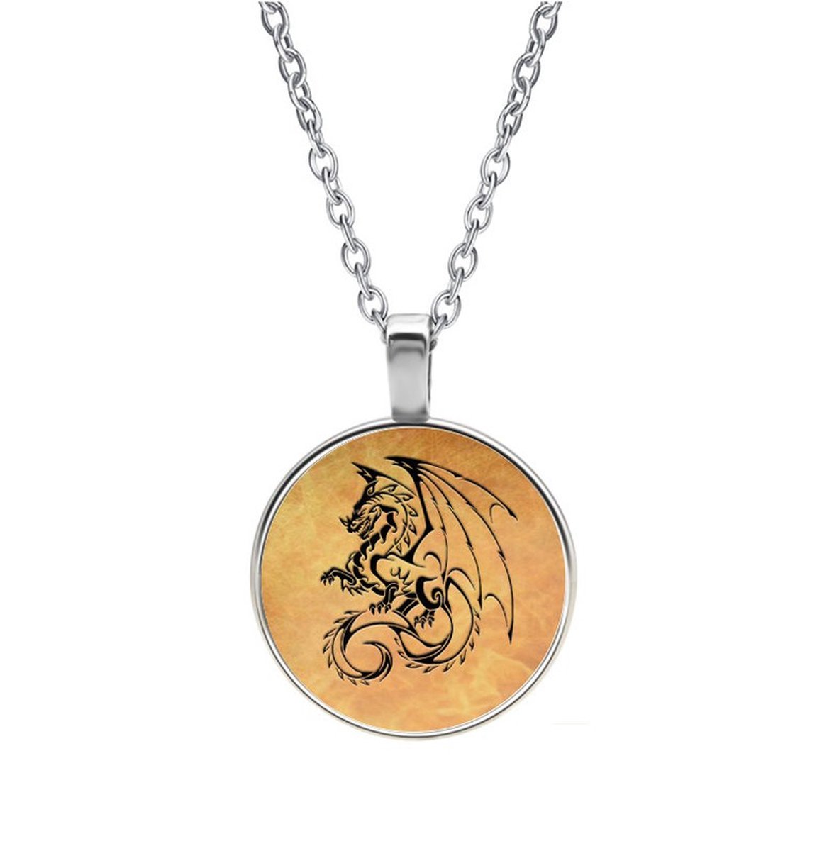 Ketting Glas - Draak