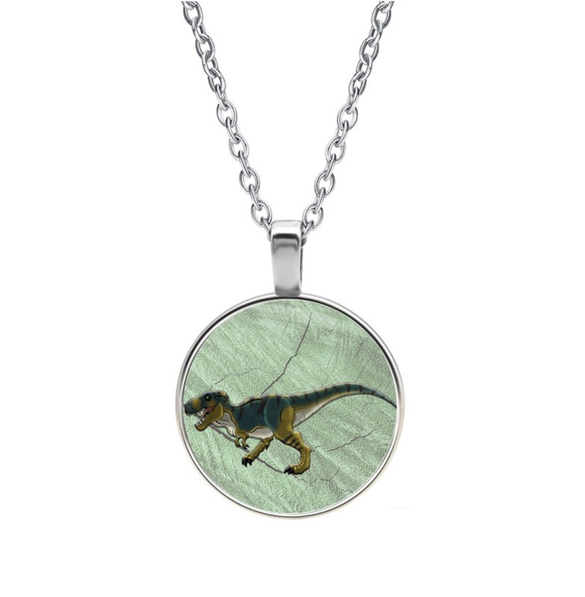 Ketting Glas - Dinosaurus