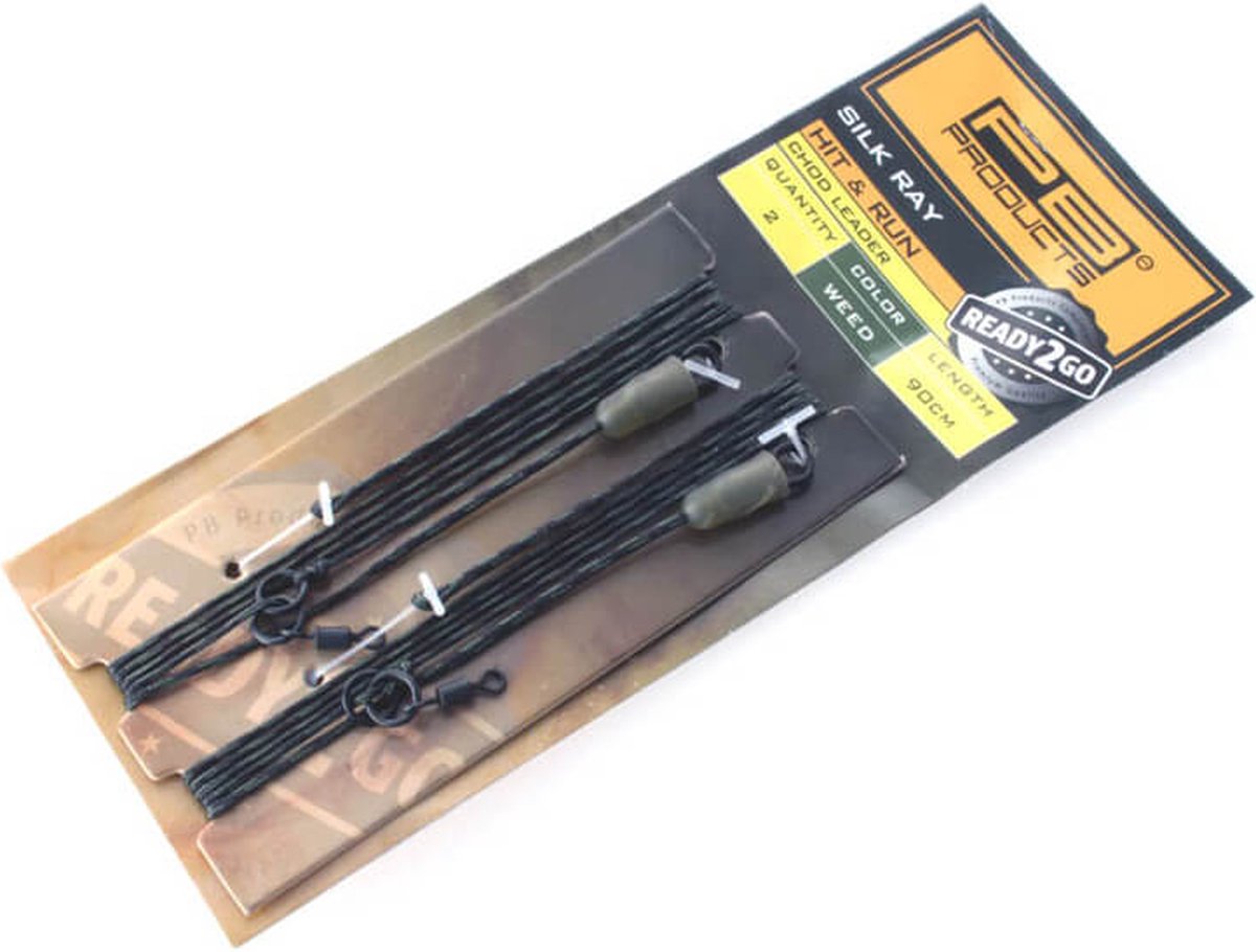 PB Products - Ready2Go Hit & Run Chod Leader 90 cm - 2 stuks - Gravel