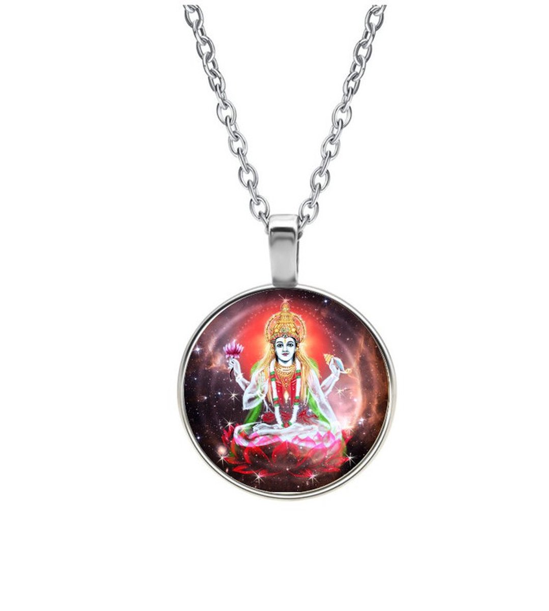 Ketting Glas - Ganesh