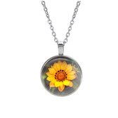 Ketting Glas - Bloem