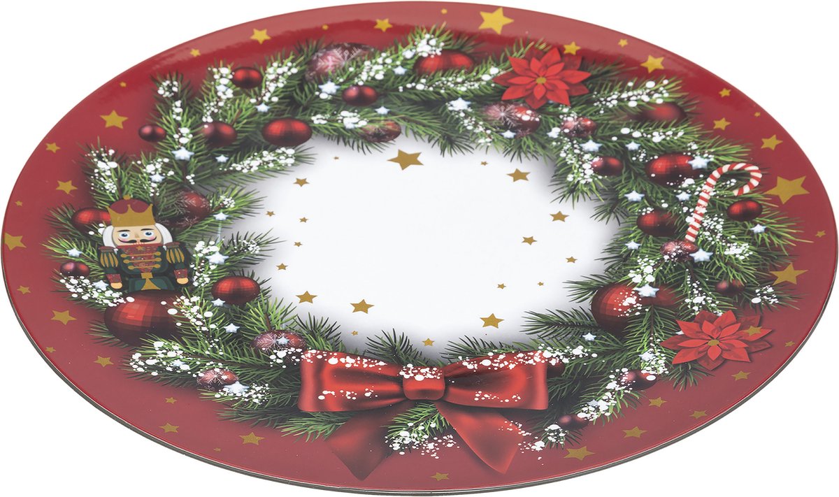 Kerstplacemat set van 2 - Onderlegger - Kerstdecoratie - Placemat - Dia 33 cm