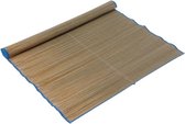 Rieten Strandmat - Oprolbare Rietmat - Lichtgroen / Bruin - Ligmat Voor Buiten - 60 x 180 cm
