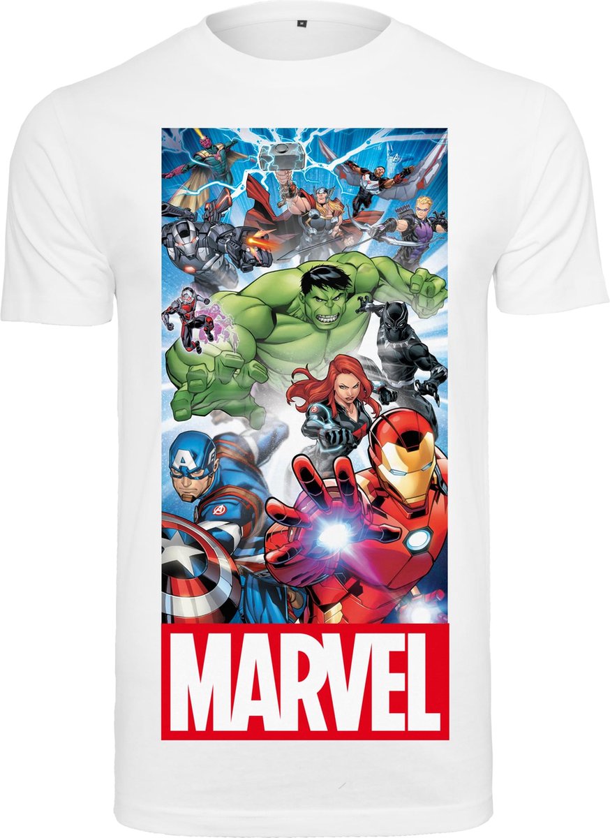Nieuw - Heren Mannen - Urban - Streetwear - Casual - Modern - Avengers Allstars Team Tee