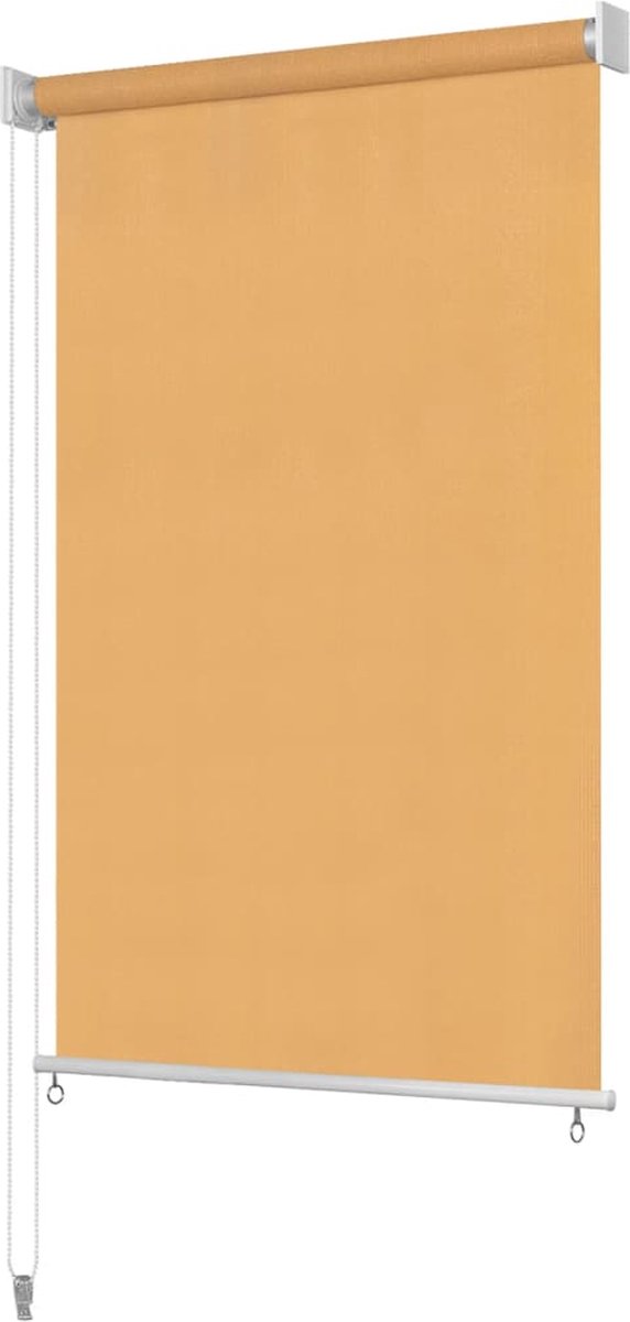 Decoways - Rolgordijn voor buiten 80x230 cm beige