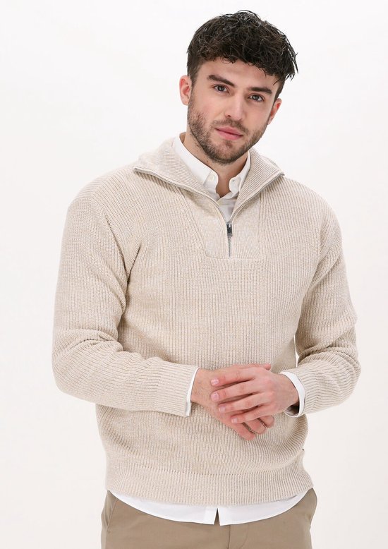 SELECTED HOMME WHITE Slhirven LS Knit Crew W Noos Maglione, Blazer Blu Marine, M Uomo