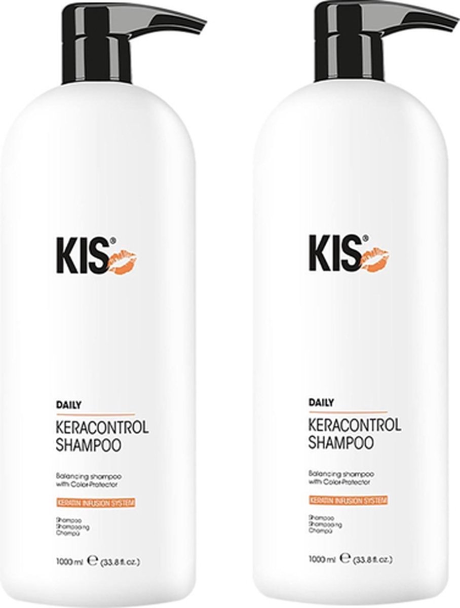 KIS - Kappers KeraControl - 2 x 1000 ml - Shampoo