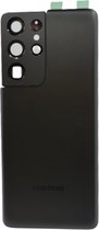 Voor Samsung Galaxy S21 Ultra (SM-G998B) achterkant - phantom black