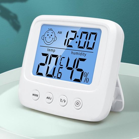 LCD Digitale Hygrometer – Luchtvochtigheidsmeter – Thermometer – voor  Babykamer | bol