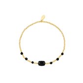 Bijoutheek Bracelet (bijou) Acier Et Perles Noir 0290040-017 Noir