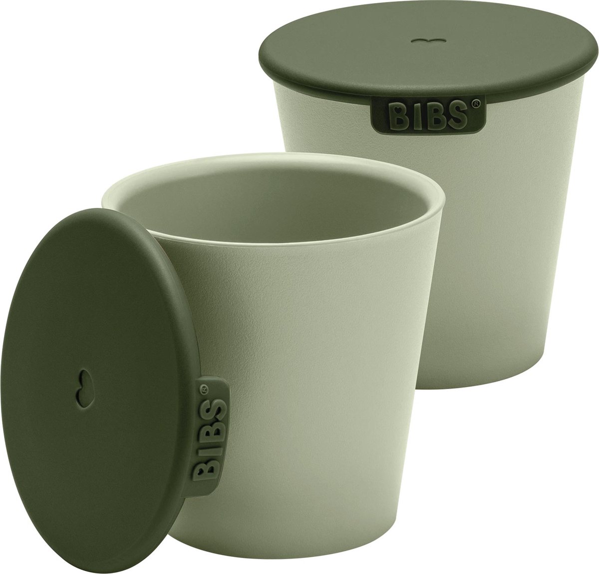 Goedkoopste Bibs Cup Set Sage