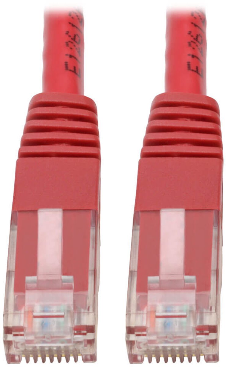 Tripp Lite N200-003-RD netwerkkabel 0,91 m Cat6 U/UTP (UTP) Rood