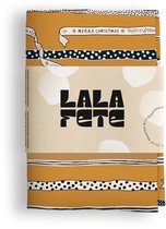 La La Fete - Furoshiki doeken - doorgeef inpakpapier - inpakstof - XMAS RIBON - 50