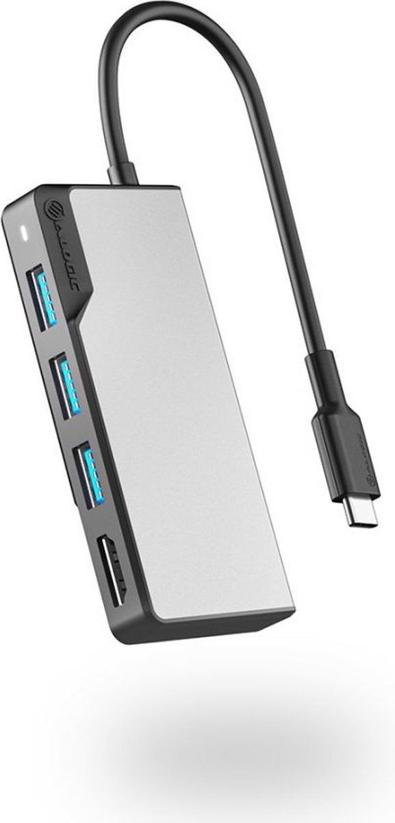 Alogic Fusion CORE USB-C 5 in 1 HDMI & USB HubSpace Grey