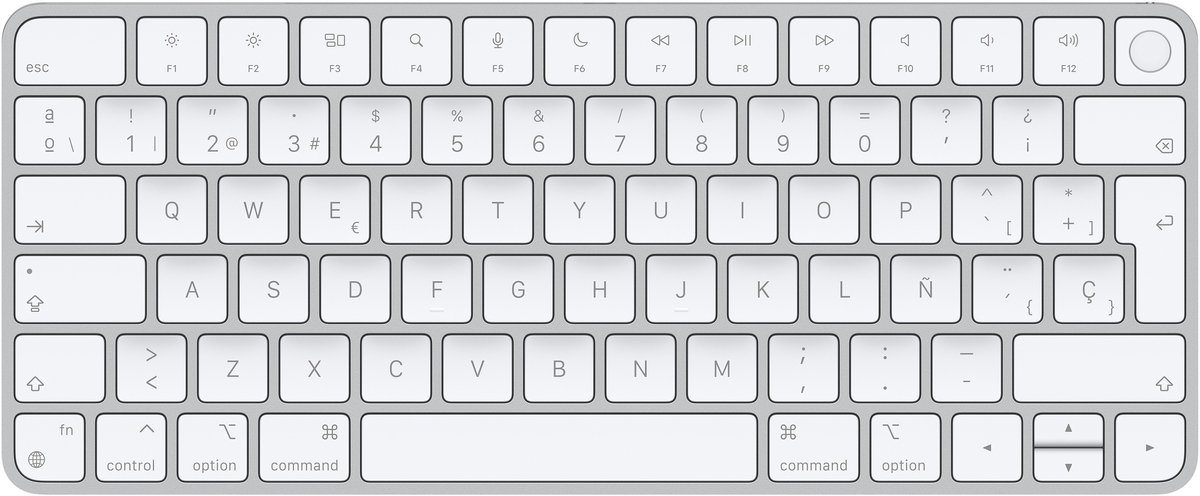 Apple Magic Keyboard met Touch ID - Draadloos toetsenbord - QWERTY / ESP - Lightning - Wit