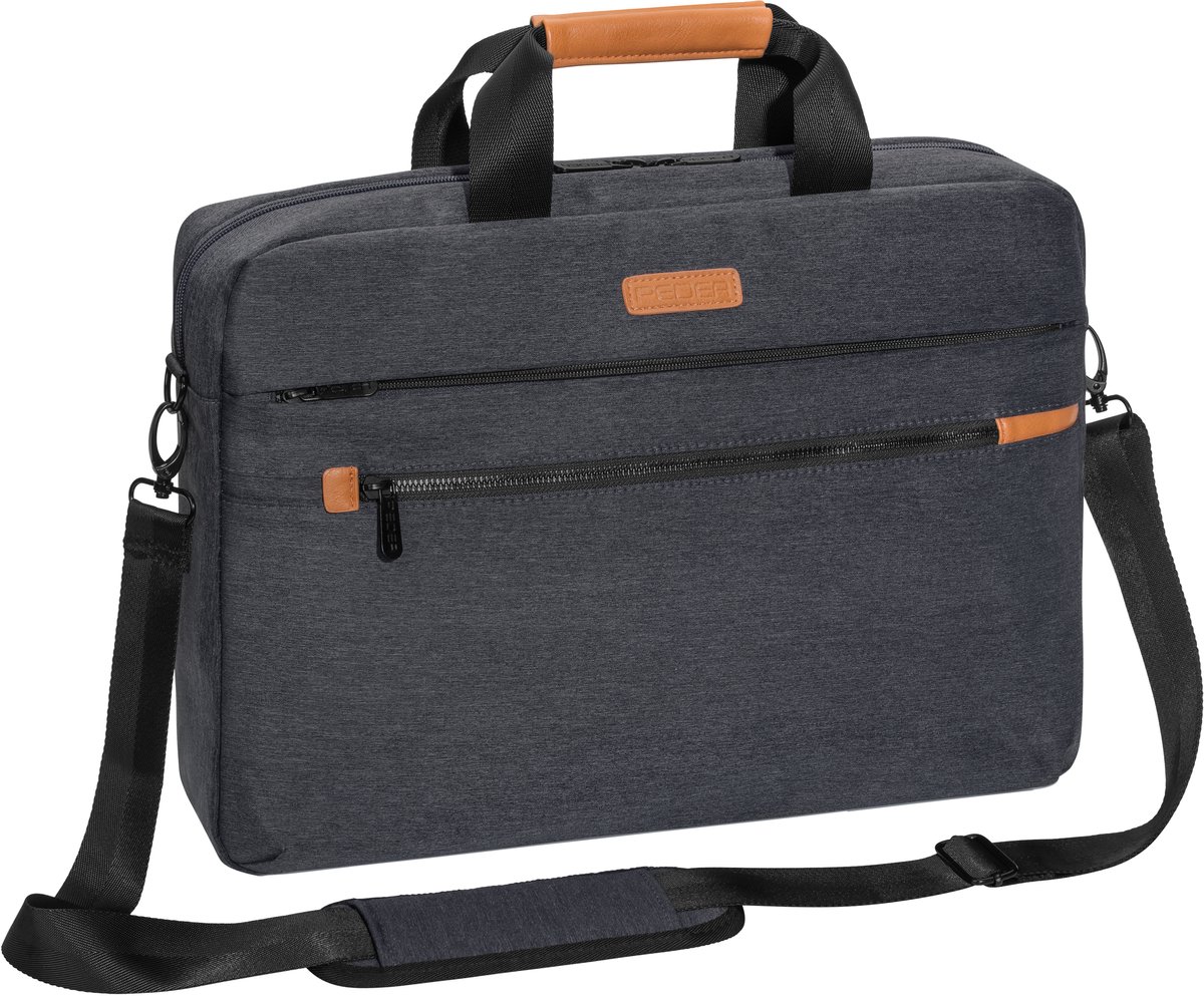PEDEA 66066435 notebooktas 39,6 cm (15.6") Grijs
