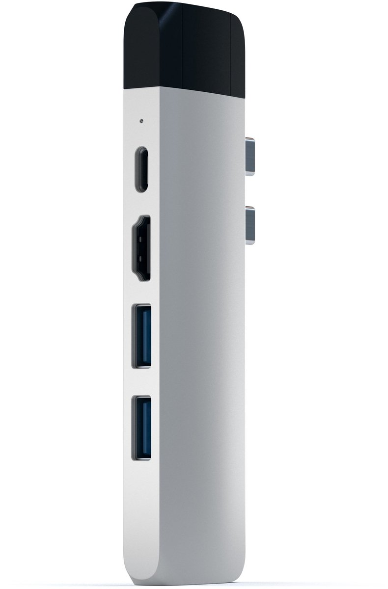 Satechi Type-C Pro Hub Ethernet & 4K HDMI - Zilver
