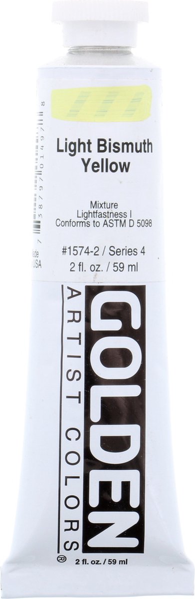 Golden Heavy Body Acrylverf serie 4 | Light Bismut Yellow (1574-2) 59ml