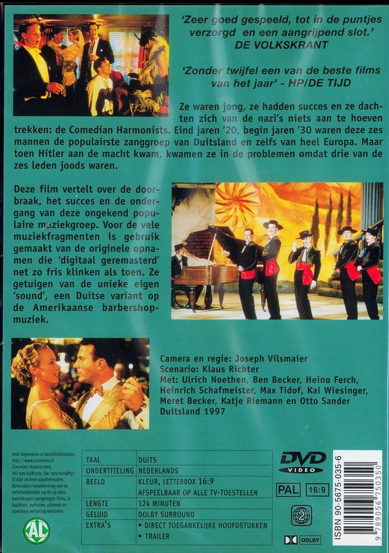 DVD Comedian harmonists (Dvd), Heino Ferch | Dvd's | bol.com