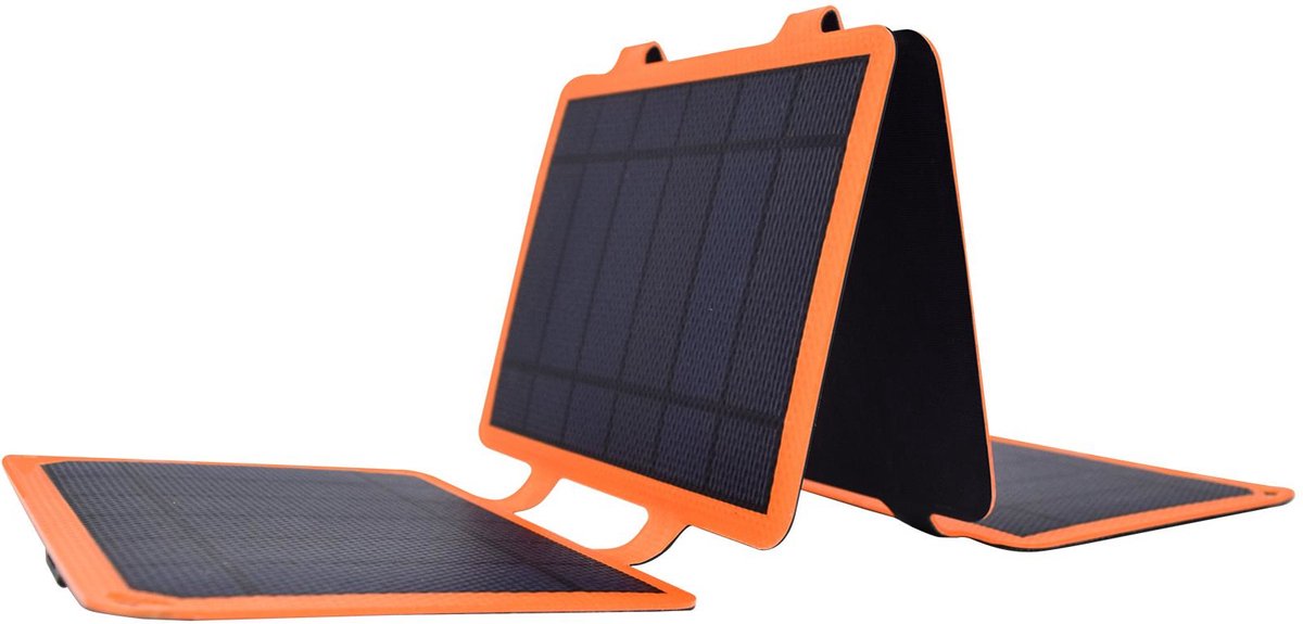 Celly Solarpro - 10W - Oplader voor Smartphone - Zwart - Oranje, Zonne-energie - Buiten