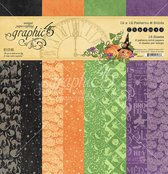 Graphic 45 Charmed 12x12 Inch Patterns & Solids Paper Pad (4502471)