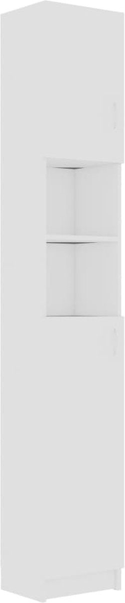 Prolenta Premium - Badkamerkast 32x25,5x190 cm bewerkt hout wit