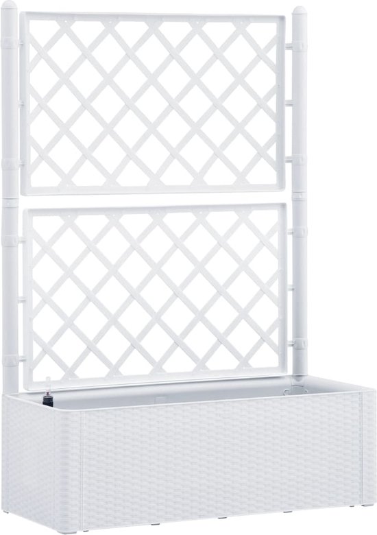 Plantenbak 77x23x68 cm | Plastic plantenbak, weerbestendig en Plantenbak 77x23x68 cm | Plastic plantenbak, weerbestendig en