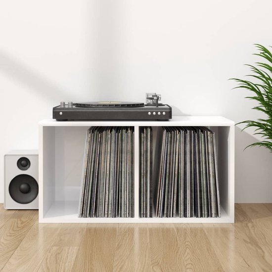 Lp Box Hout Prolenta Premium - Opbergbox voor LP's 71x34x36 cm bewerkt hout ...