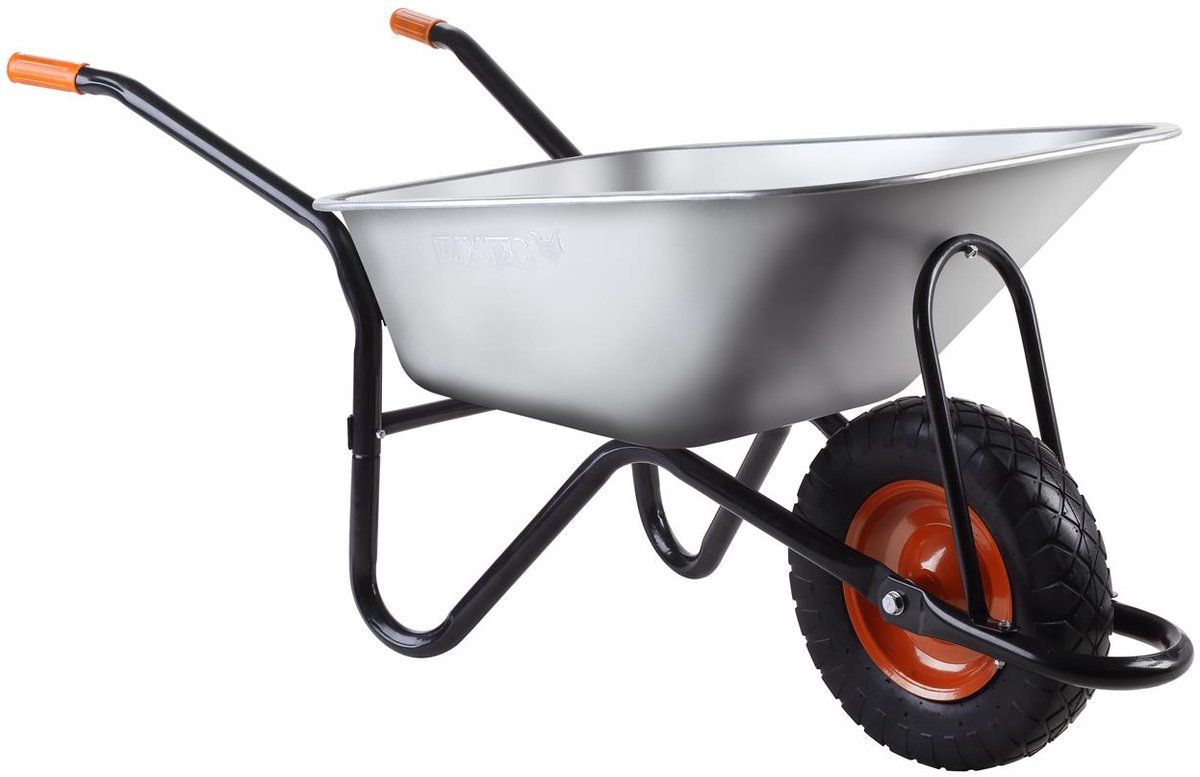 Bol.com Kruiwagen - FUXTEC FX-WB6404G - belasting 120 kg inhoud 90 L gegalvaniseerd staal aanbieding