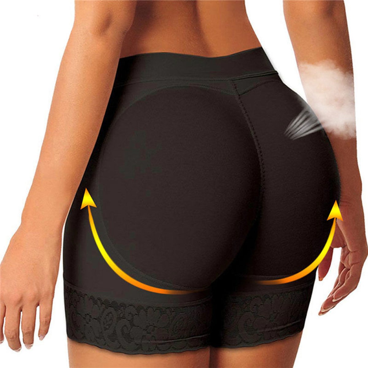 Sara Shop- Butt lifter - volle billen - slipje met vulling - verbetert je natuurlijke vorm - Shapewear voor billen - Corrigerend Ondergoed Dames - Tummy control - Buttlifter- volle billen -Zwart / Maat XXXL- 3XL - Topkwaliteit