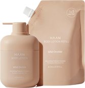 HAAN Body Lotion + Refill Wild Orchid - Navulbaar - Recycle - Eco-Friendly - 2x 250ml
