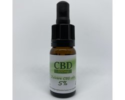 Cbd-x CBD-olie 5% puur | 10ml | Biologische basis | Absolute Topkwaliteit | Beste Deal!