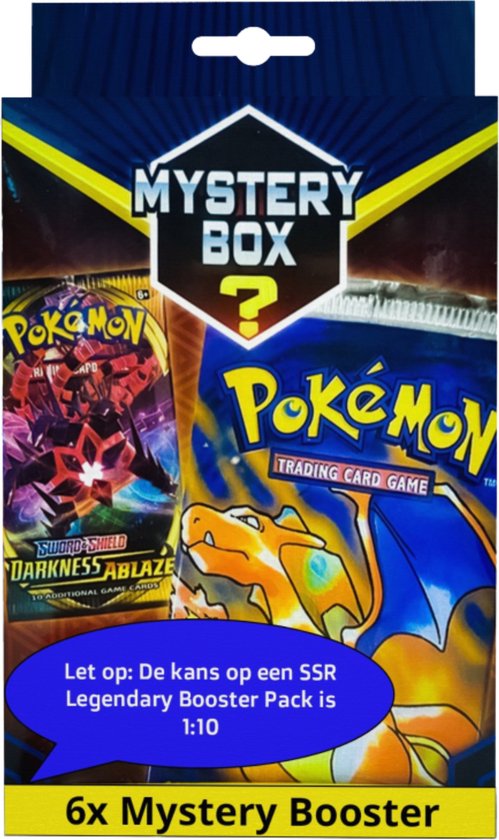 Afbeelding van het spel Pokémon Power Box 6x Booster Packs Vintage Pack 1:10
