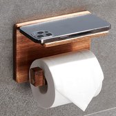 Luxe toiletrolhouder - toiletrolhouder - duurzaam - badkamer accessoires