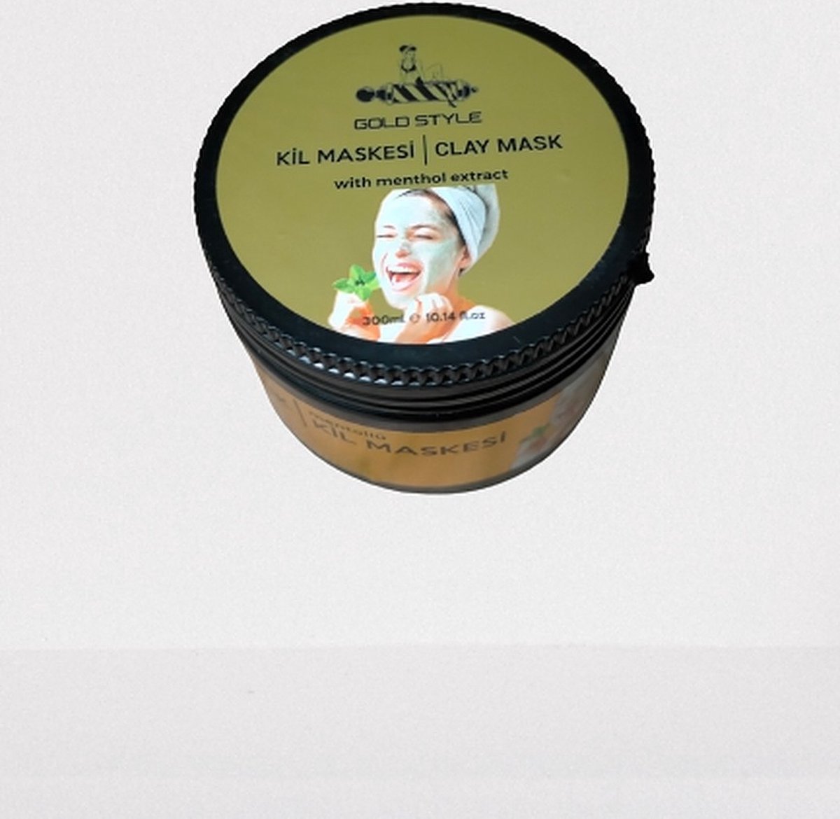 Gold Style Clay Mask - menthol extract - Masker - gezicht verzorging - Clay masker