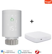 Boer was censuur Zigbee 1x Slimme Radiatorknop met 1x Gateway - Thermostaatknop -  Radiatorknop... | bol.com