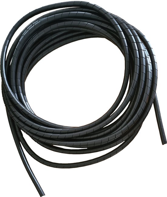 Ceinture en spirale Pro-Install. Noir. 19 mm. SRPE-19-0. Gamme 17-130 mm. 10 mètres par colis. (099.6104)