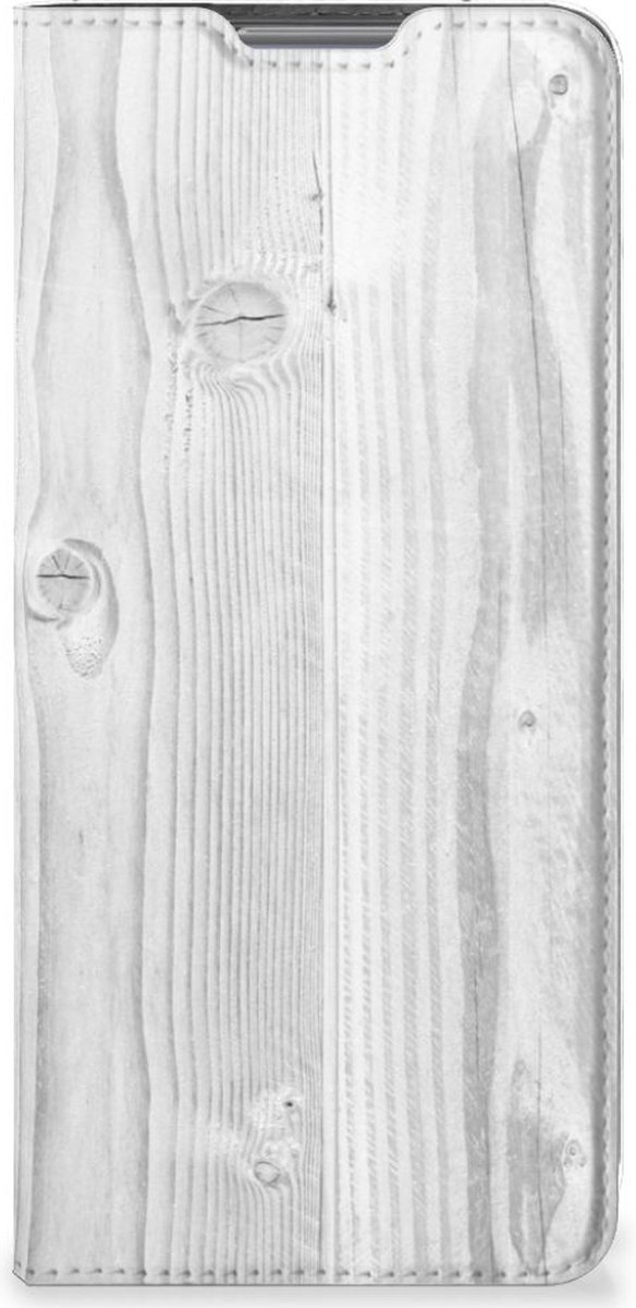 Xiaomi 12 Pro Book Wallet Case White Wood
