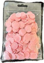 confetti roze - decoratie - confetti kanon - verjaardag Versiering Roze - confetti baby girl - gender reveal confetti - Papier Confetti - Party popper confetti -