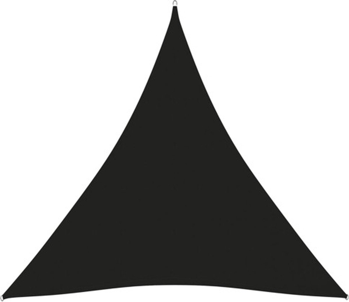 vidaXL Zonnescherm driehoekig 4.5x4.5x4.5 m oxford stof zwart