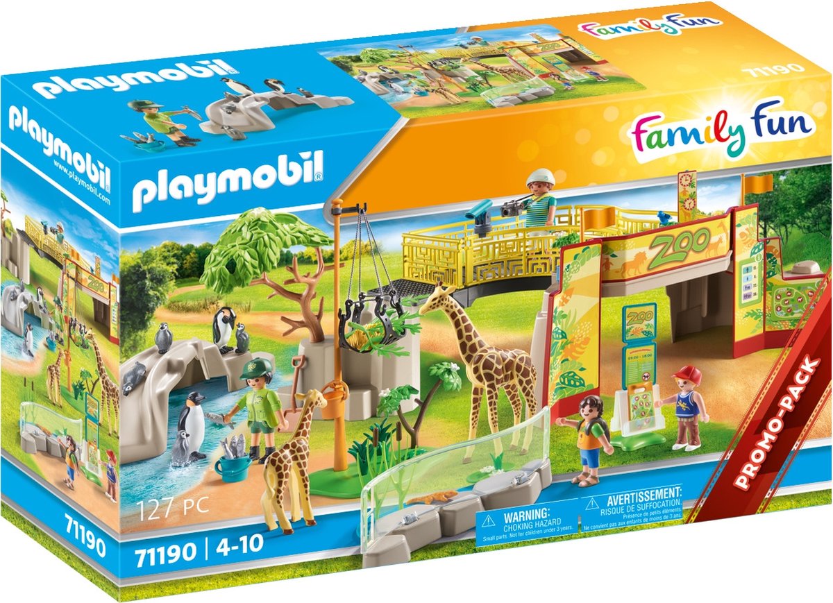 PLAYMOBIL Family Fun PROMO Avontuurlijke dierentuin - 71190
