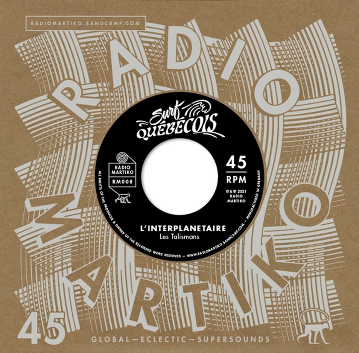 Les Talismans, Les Jaguars - L'Interplanetaire / Guitare Jet (7" Single)